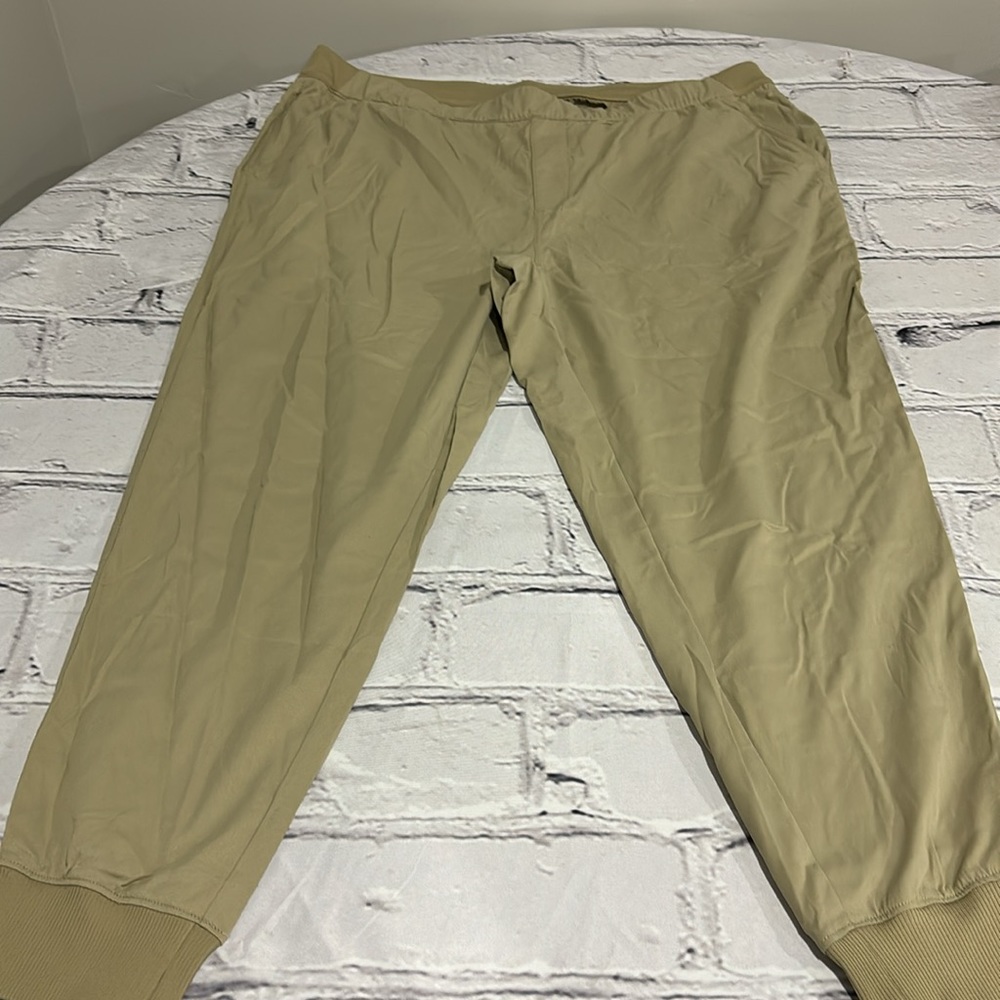 The NorthFace Women’s Jogger Twill Beige Size 1X.